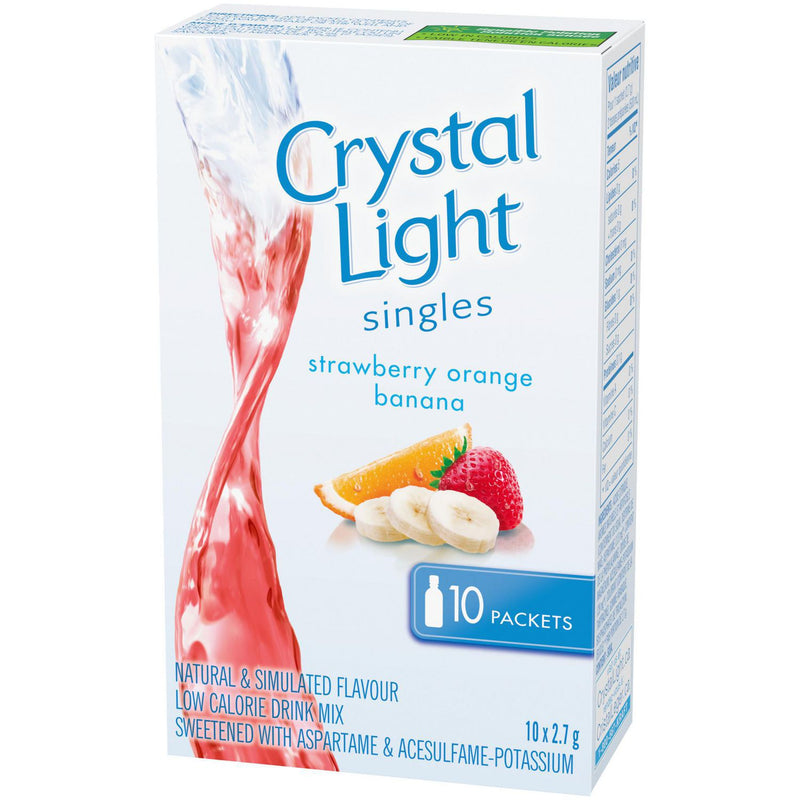 Crystal Light Ind - Straw/Orange/Banana 12x10's