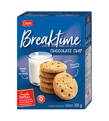 Dare Breaktime Cookies - Chocolate Chip 12x250g