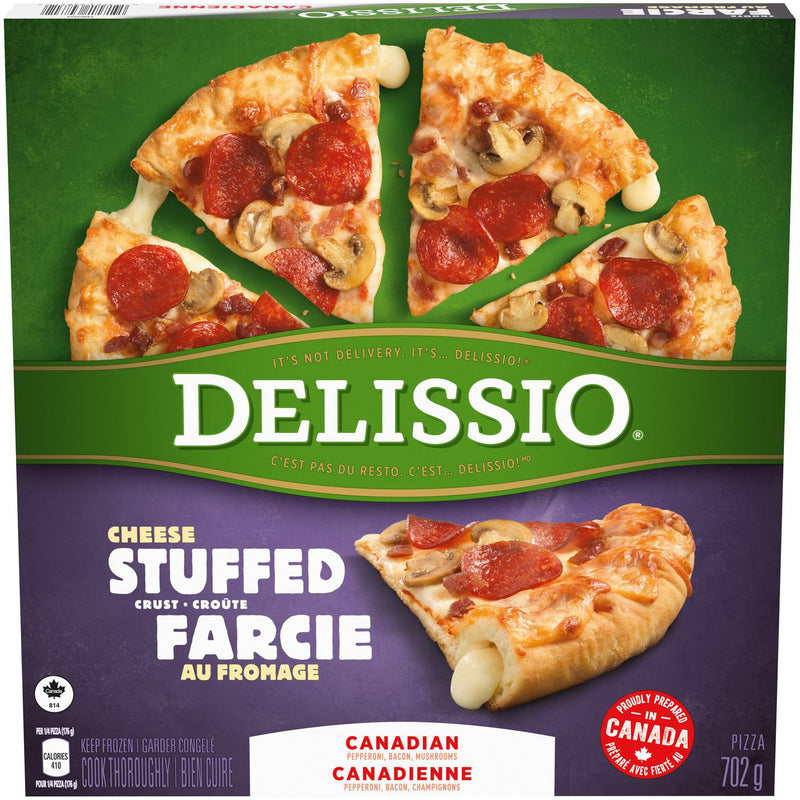 Delissio Stuffed Crust Pizza - Deluxe  12x744gr