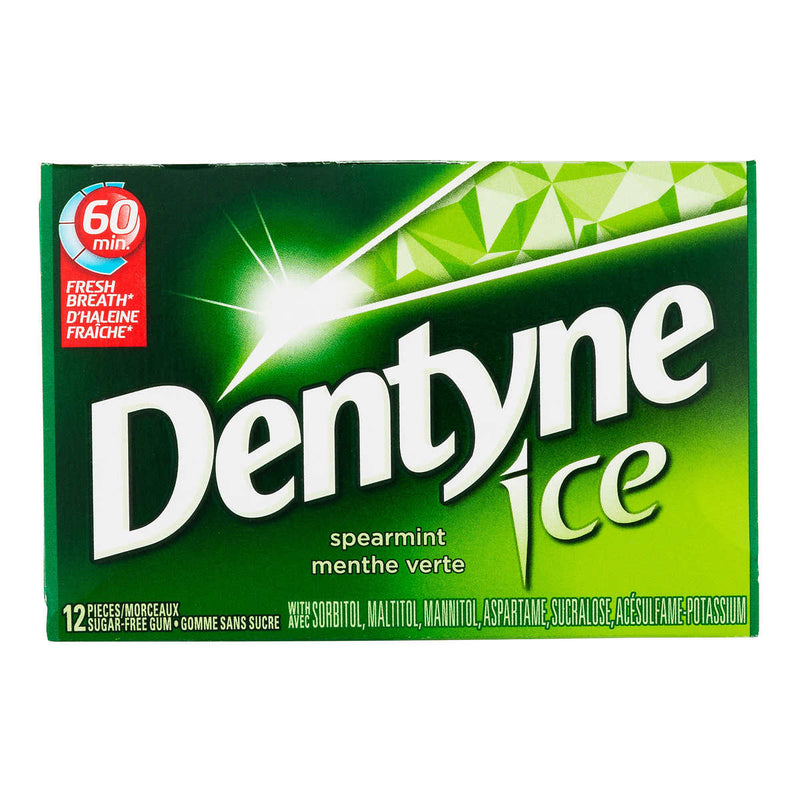 Dentyne Ice Spearmint 12pc 12/bx