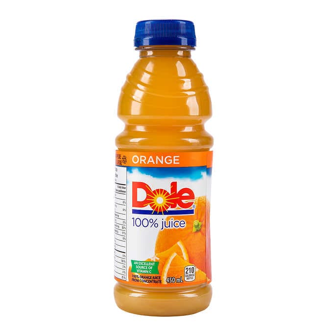 Dole Juice Orange 12x450mL