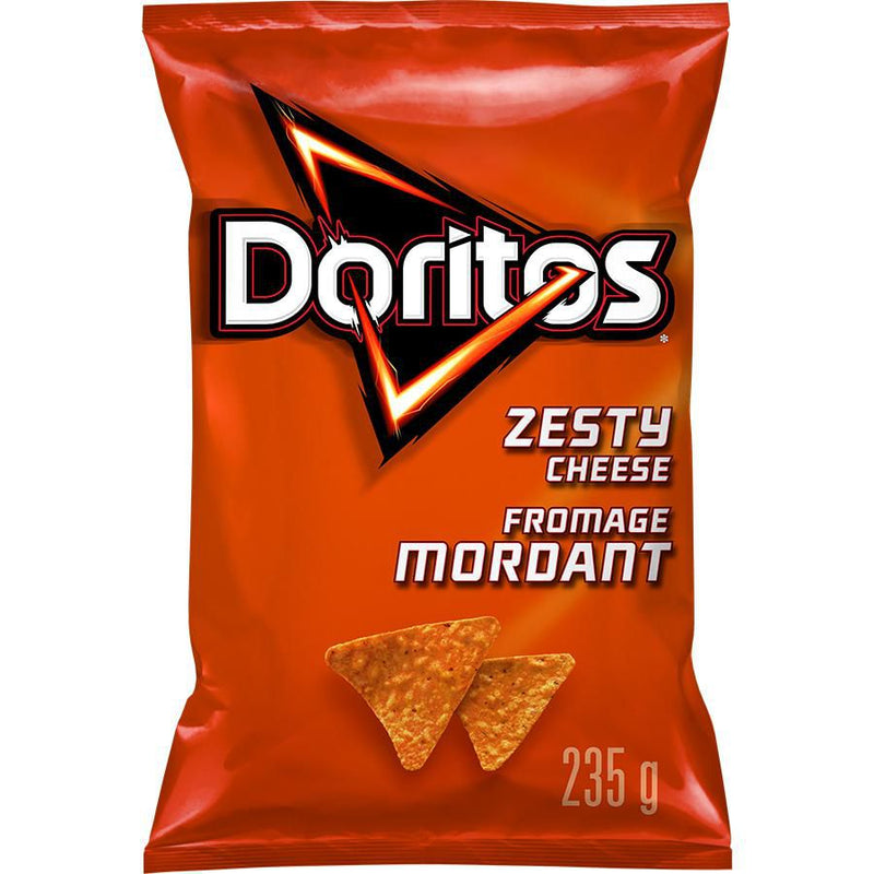Doritos Chips - Zesty Cheese 8x235gr