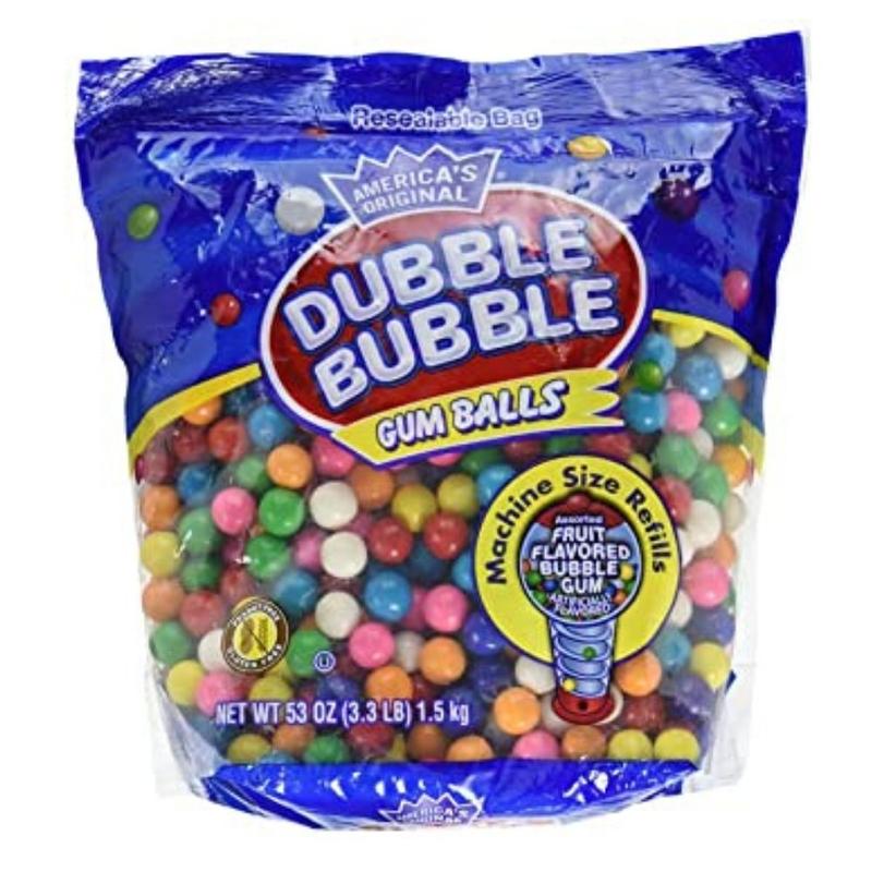 Dubble Bubble Bulk - Ball Gum Asst (