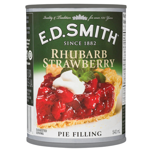 E.D. Smith Pie Fill - Straw/Rhubarb 12x540ml