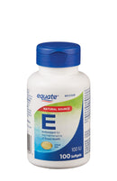 Equate Vit E 100IU Soft Gels 100's