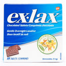 Ex Lax Tabs Choc-Senna F 12x18's