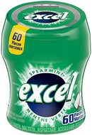 Excel Gum Spearmint Bottle 60pc 6/bx