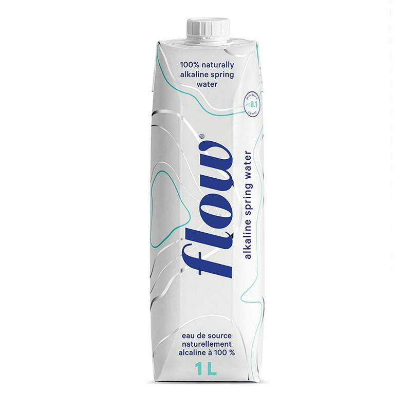 Flow Natural Alkaline Spring Water 12x1L