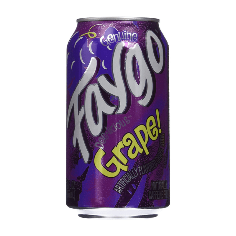Faygo Pop Cans Grape 24x355mL