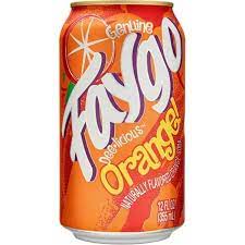 Faygo Pop Cans Orange 24x355mL