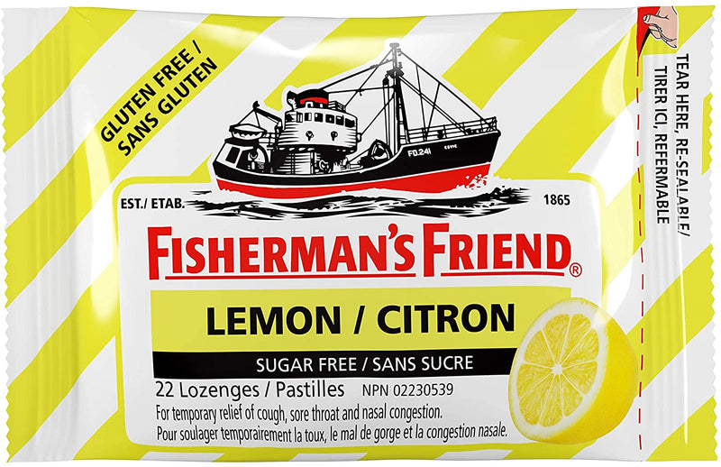 Fisherman's Friend Sugar Free Lemon 24x22ct