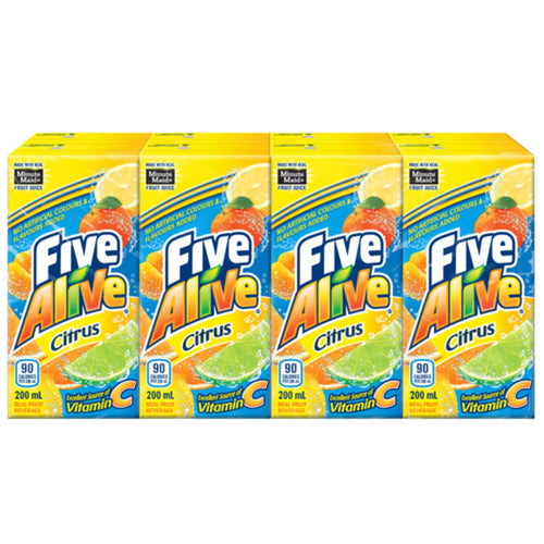 Five Alive Juice - Citrus (Tetra) (4x8's) 32x200ml