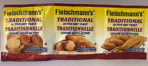 Fleischmans Yeast - Traditional (24gr)  3/pkg