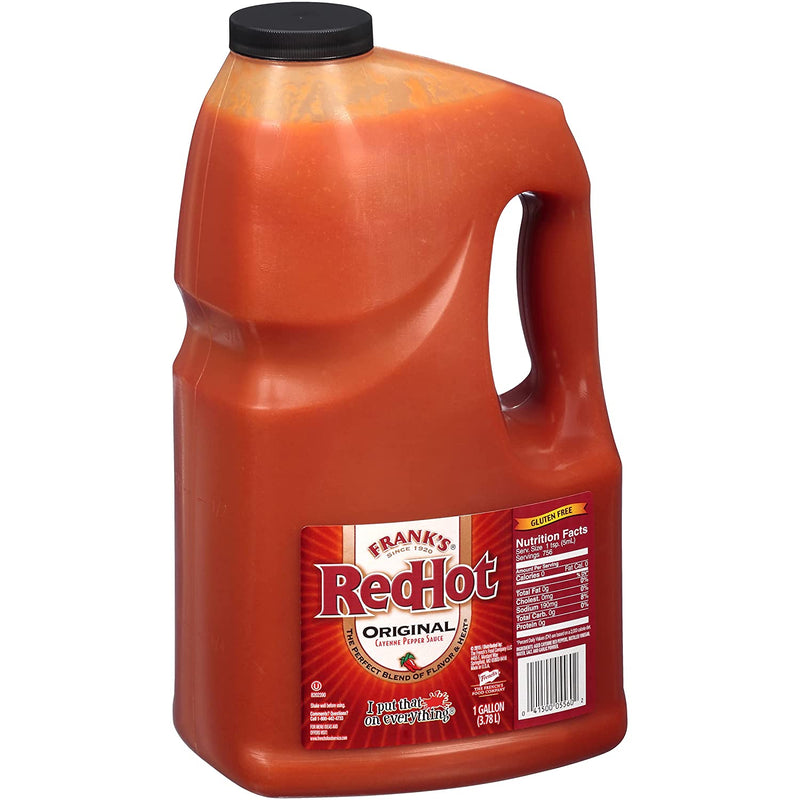 Franks Red Hot Cayenne Pepper Sauce  4x3.78 lt