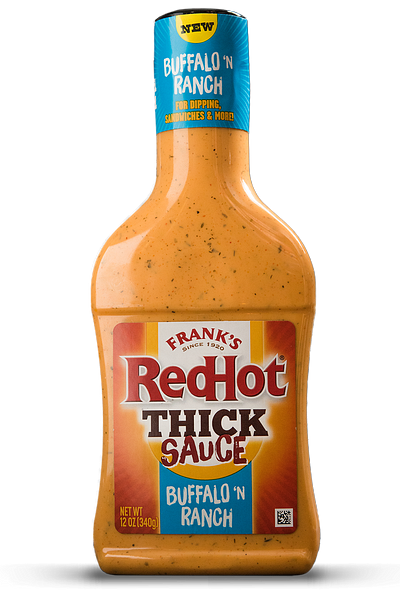 Franks Red Hot Sauce THICK - Buffalo N Ranch 6x354ml