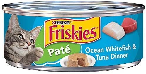 Friskies Cat Food - Pate Whitefish & Tuna (06689) 24x156gr
