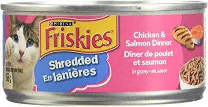 Friskies Cat Food - Shred. Chicken & Salmon (61507) ea/156gr