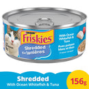 Friskies Cat Food - Shred. Whitefish & Tuna (11463) 24x156gr