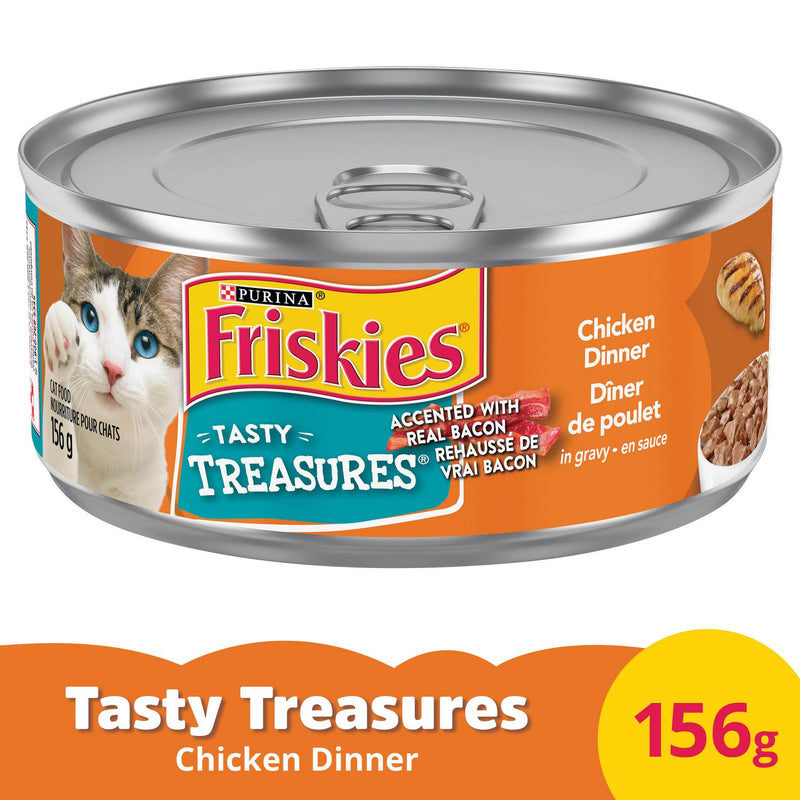 Friskies Tasty Treasure Chicken  ea/156gr