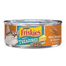 Friskies Tasty Treasure Chicken & Cheese  ea/156gr