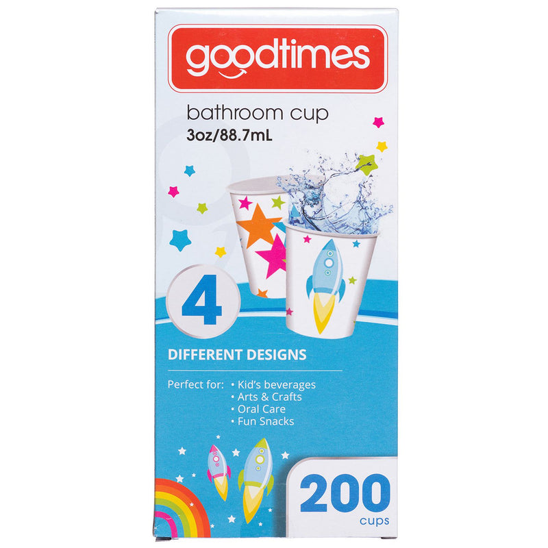 Goodtimes Cups Bathroom Paper 3oz 200/pkg