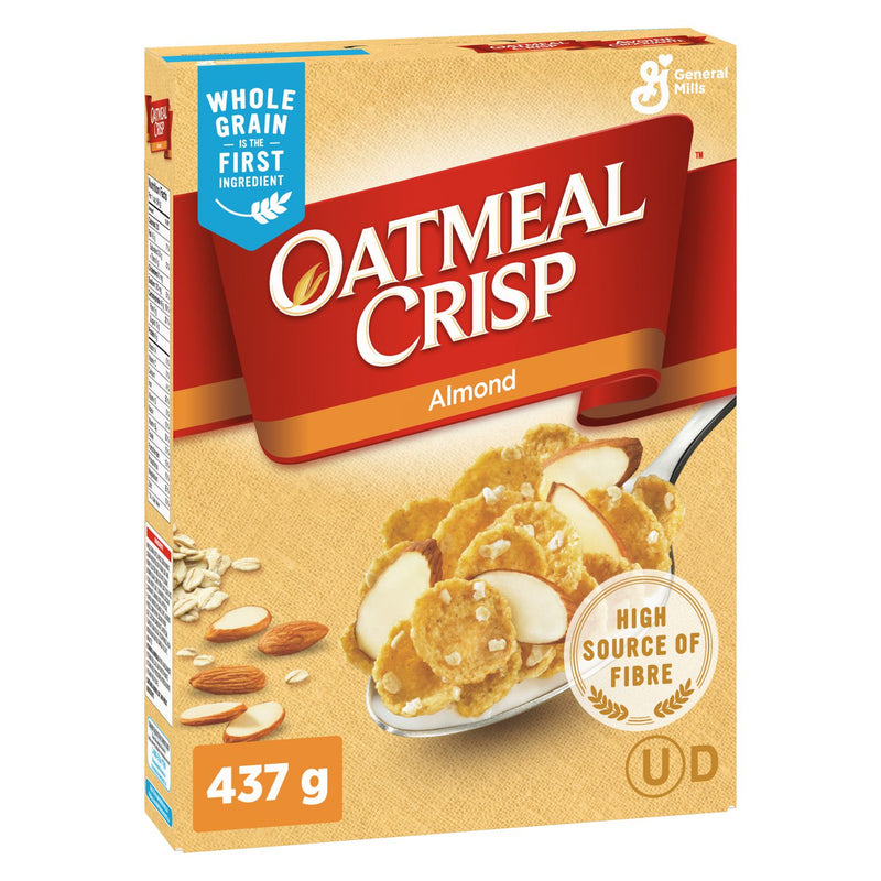 Gen Mills Cereal - Oatmeal Crisp Almond ea/437gr