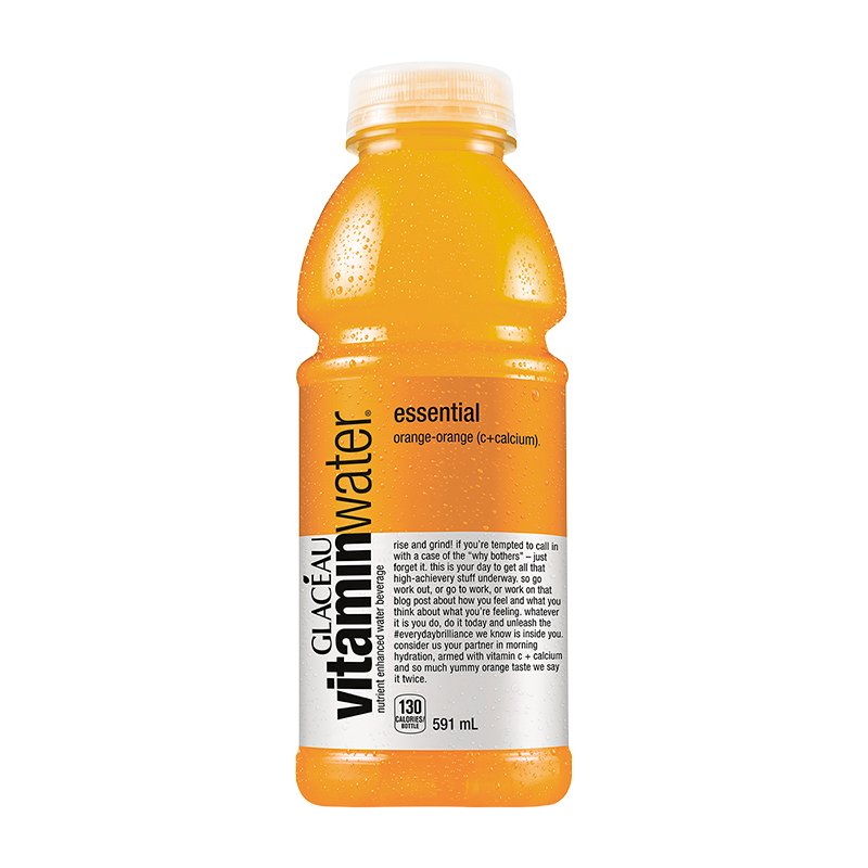 Glaceau Vitamin Water - Essent. Orange 12x591ml