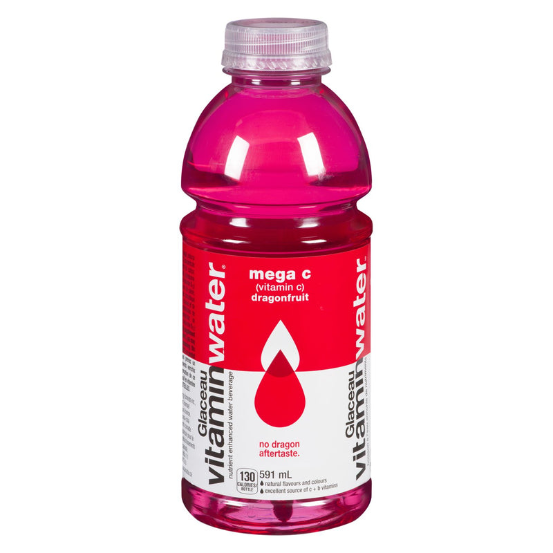 Glaceau Vitamin Water - Mega C Dragon Fruit 12x591ml