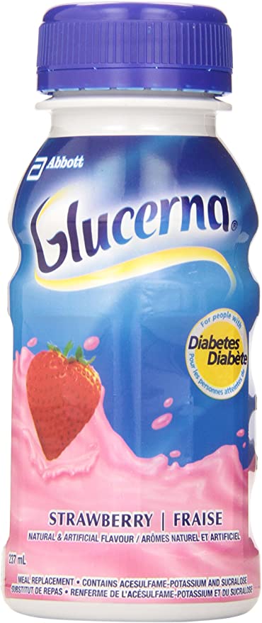 Glucerna Drink - Strawberry (4x6's) 24x237ml