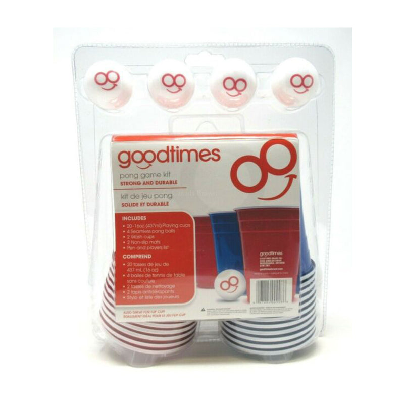 Goodtimes Beer Pong Game Kit 6/cs