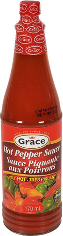 Grace Hot Pepper Sauce 24x170mL