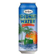 Grace Coconut Water w/Pulp 24x500mL