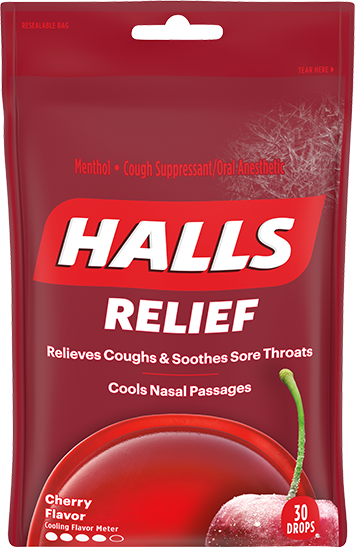 Halls Cello - Cherry 14pc 4x12ct