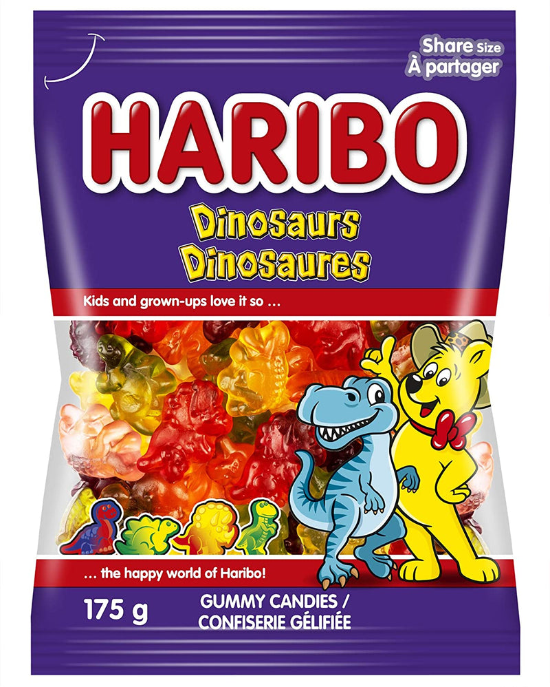 Haribo Gummy Candy Dinosaurs ea/175g
