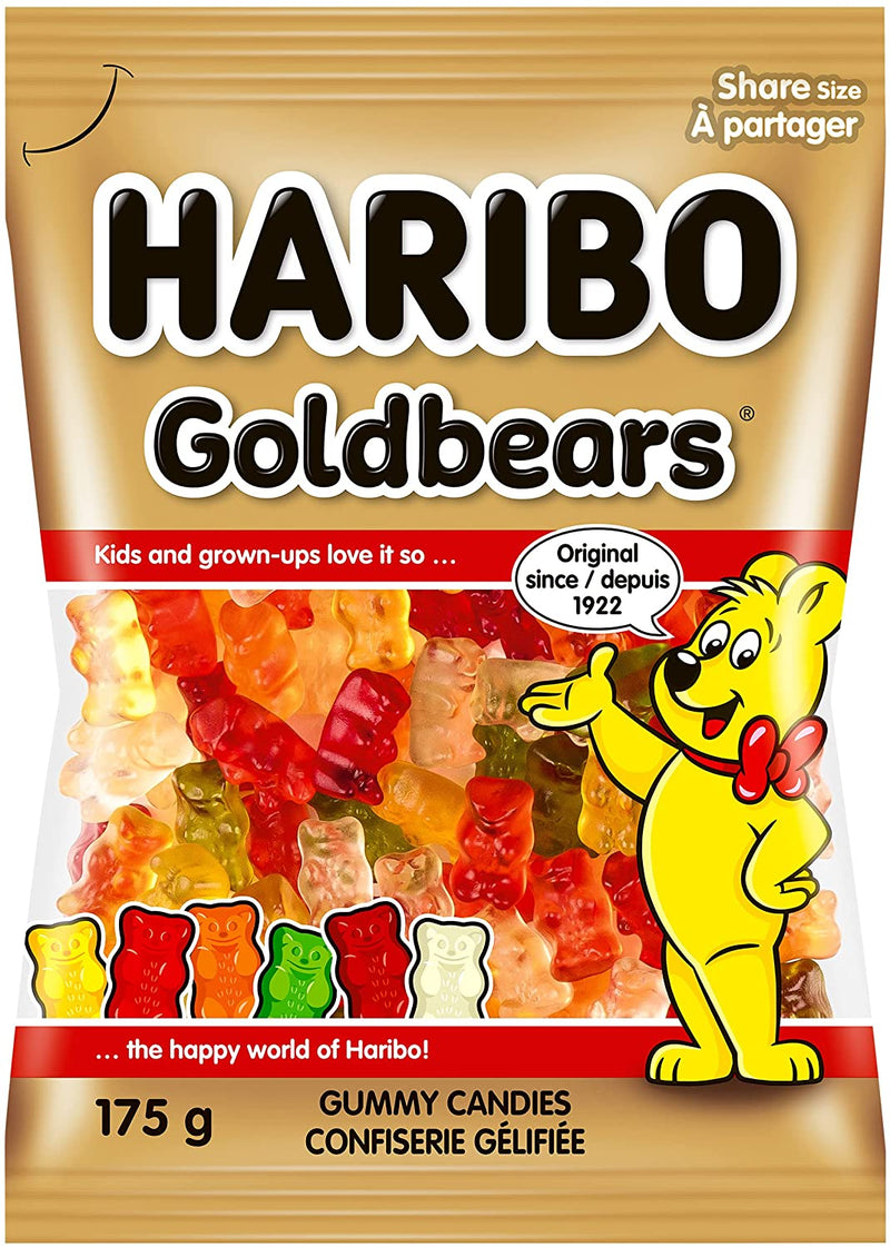 Haribo Gummy Candy Goldbears 12x175g