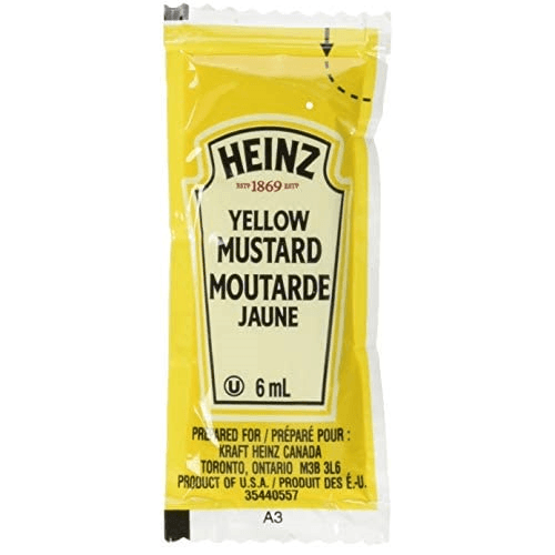 Heinz Mustard Portion 6ml  500/cs