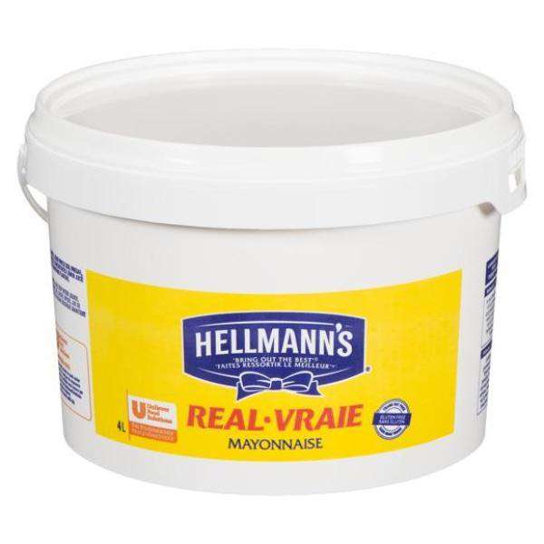 Hellmanns Mayonnaise Pail ea/4 lt