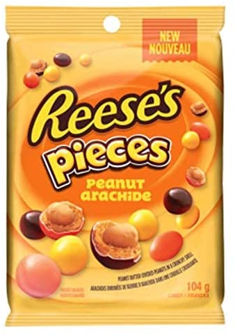 Hershey Peg Reese Pieces Peanuts 10x104g
