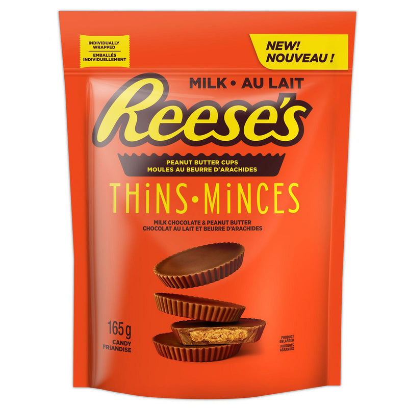 Hershey Pouch Reese Thins Peanut Butter ea/165g