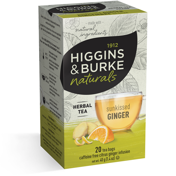 Higgens & Burke Tea - Citrus Ginger 20bx