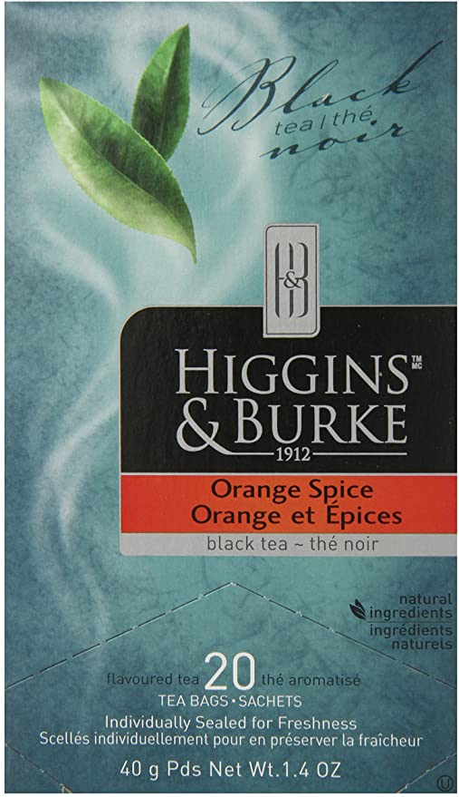 Higgensd & Burke Tea - Orange Spice 20/bx