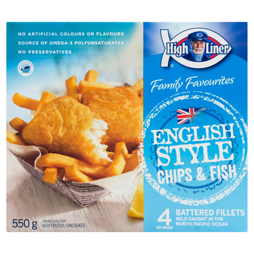 Highliner Fish & Chips - Eng Style  12x550gr