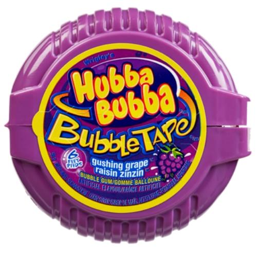 Hubba Bubba Tape Grape 12x56g