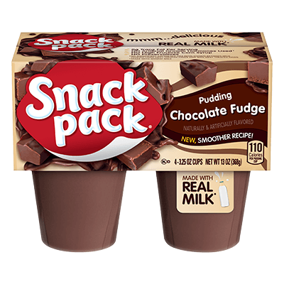 Hunts Pudding Cups - Chocolate Fudge ea/4pk