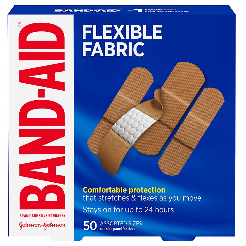 J&J Bandaids Fabric Flex Asst (73145) ea/50