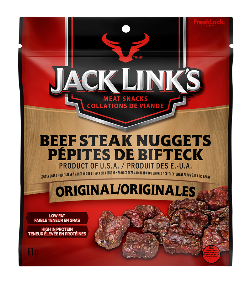 Jack Links Beef Steak Nuggets Original 8x81g