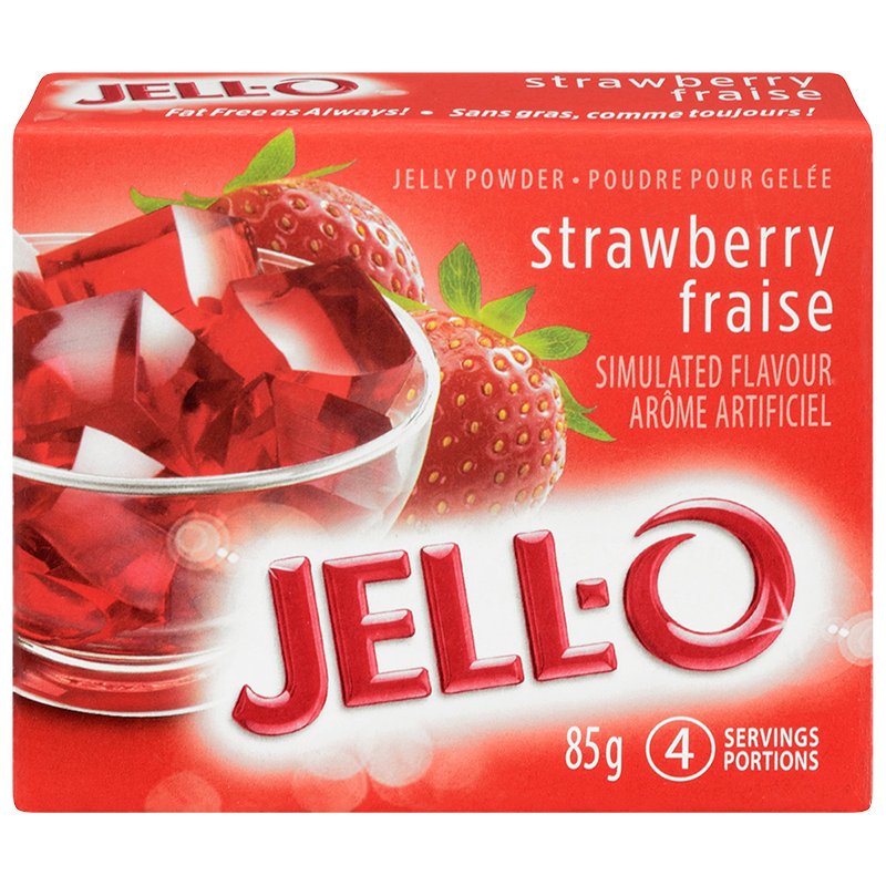Jello Powder - Strawberry ea/85gr