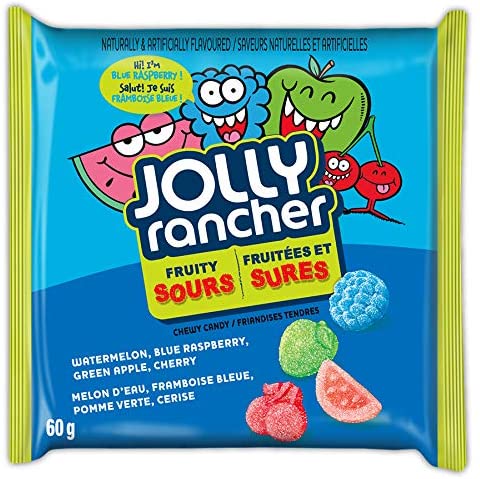 Jolly Rancher Fruity Sours 18x60g