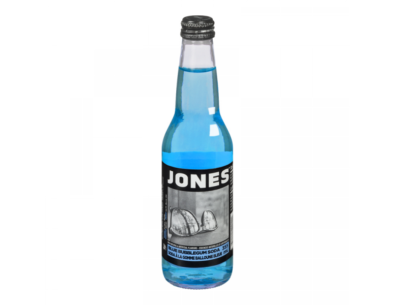 Jones Soda Blue Bubble Gum 12x355mL