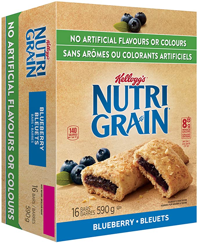 Kelloggs Nutri Grain Blueberry  16x39gr